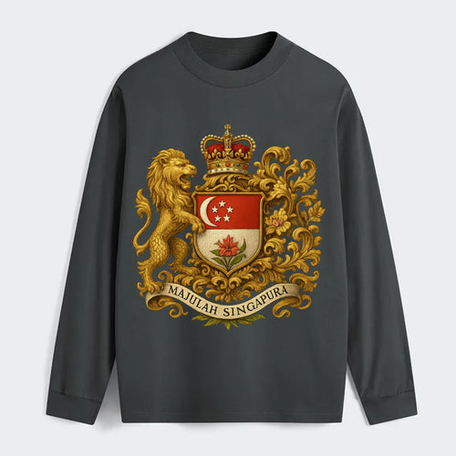 Singapore Merlion Emblem - Classic Long Sleeve Shirt