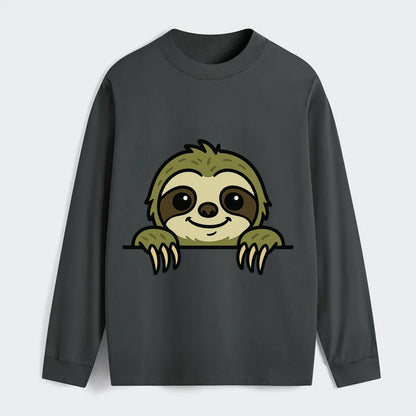 Sloth  - Classic Long Sleeve Shirt - Gray
