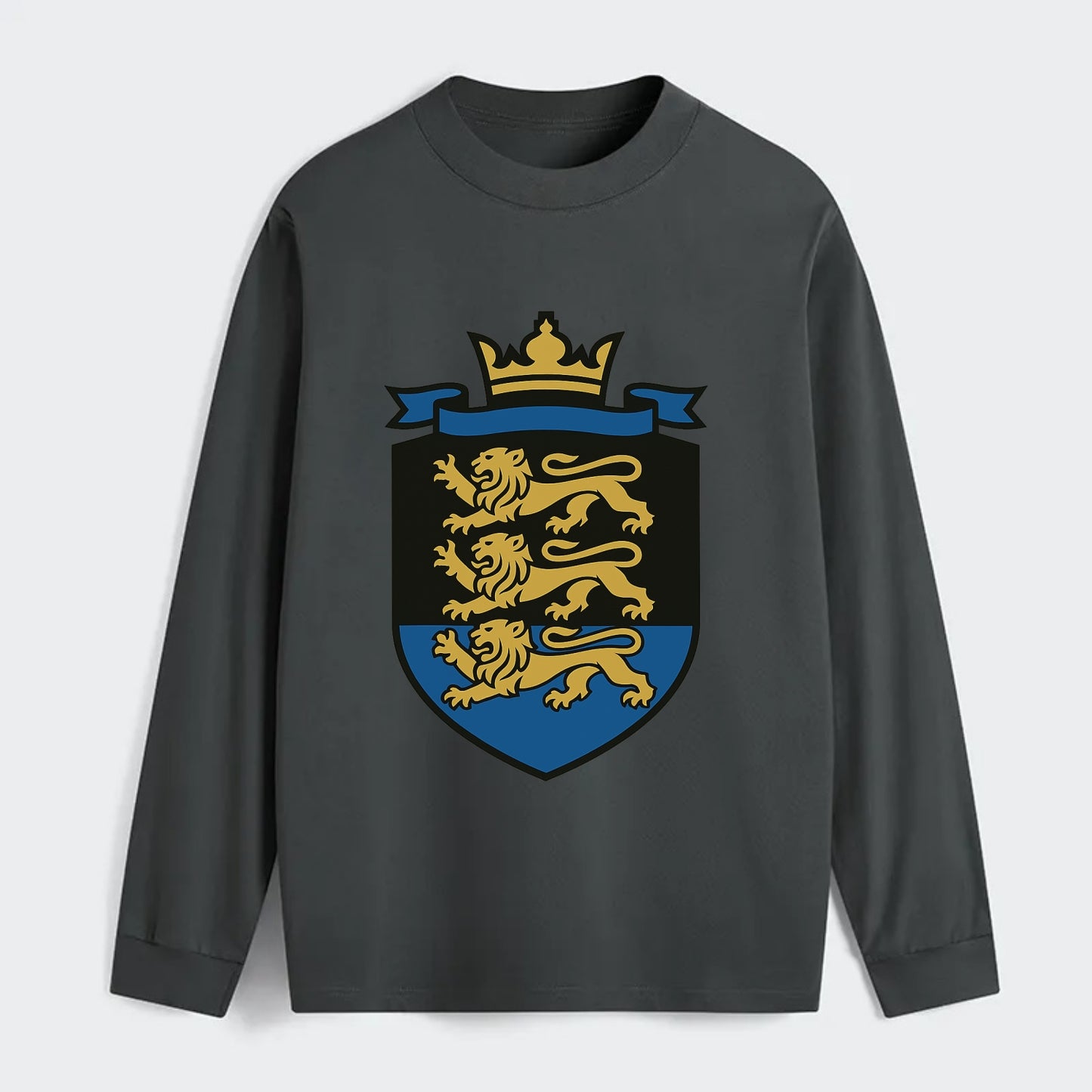 Estonia Royal Logo  - Classic Long Sleeve Shirt - Gray