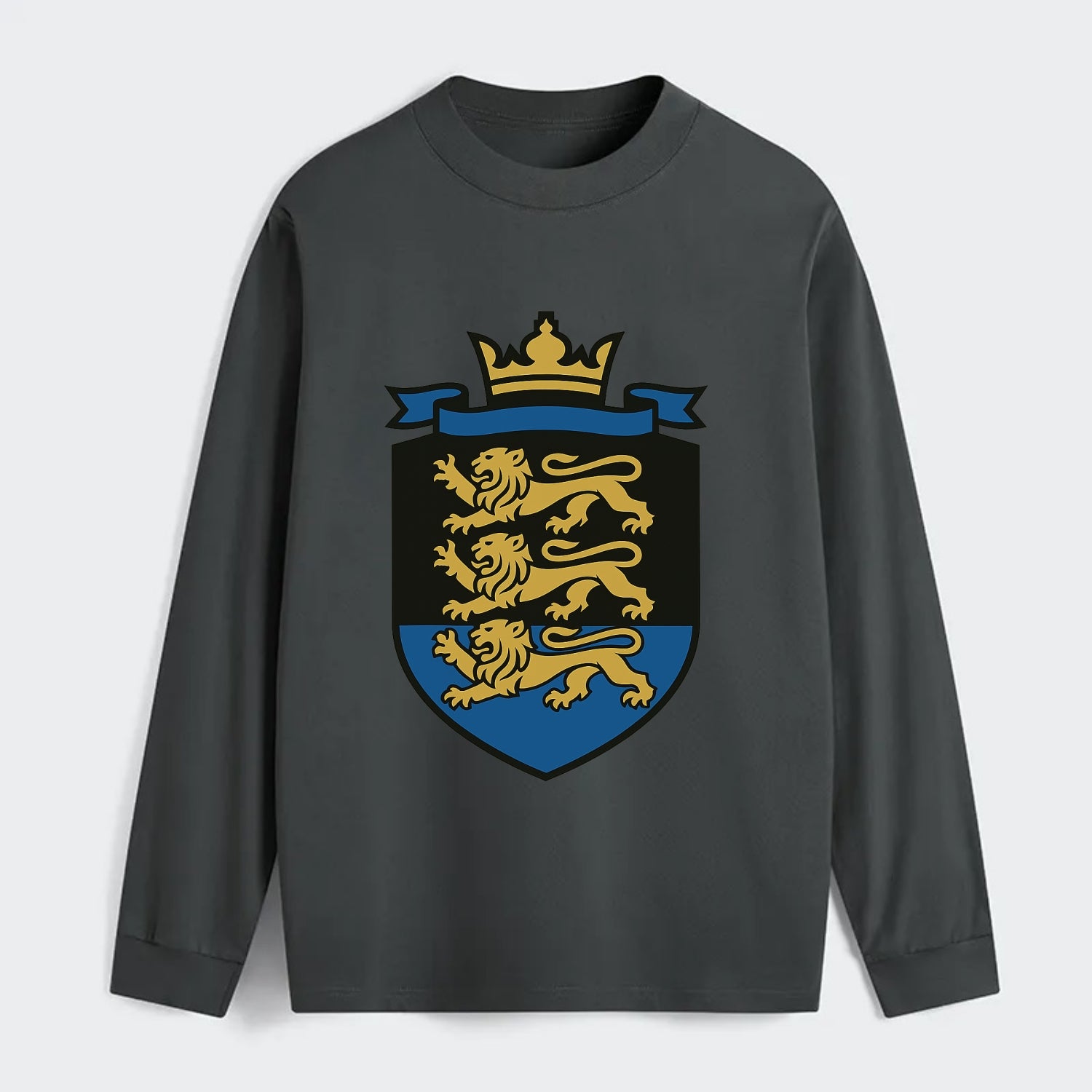 Estonia Royal Logo  - Classic Long Sleeve Shirt - Gray