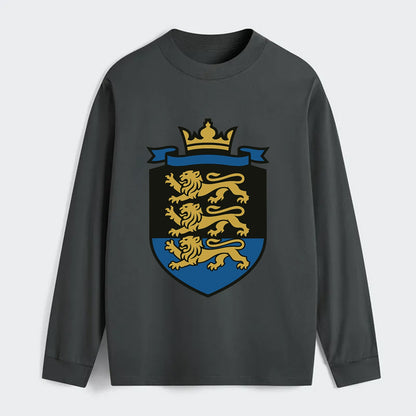 Estonia Royal Logo  - Classic Long Sleeve Shirt - Gray