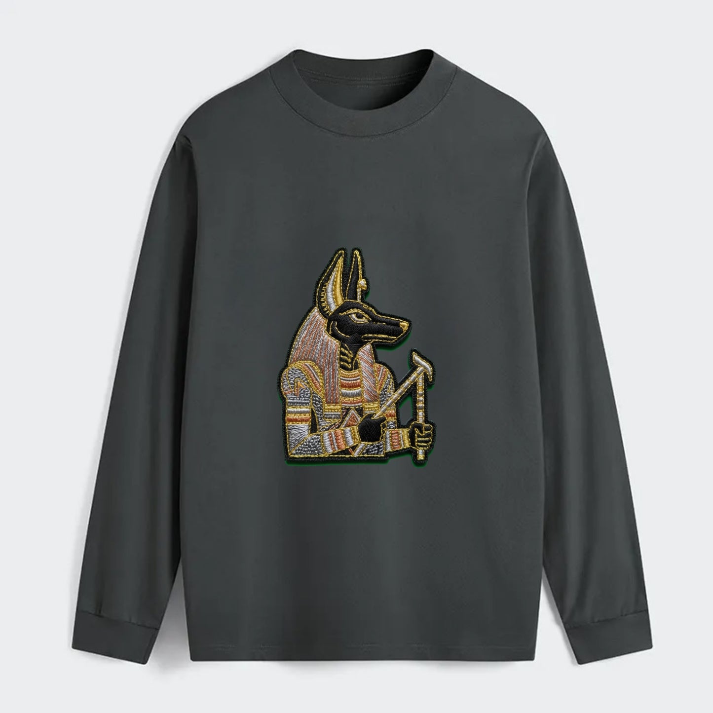 Anubis - Classic Long Sleeve Shirt - Gray