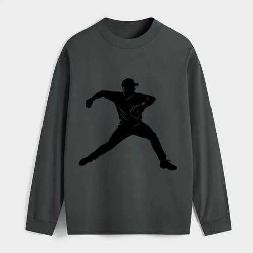 Baseball pitcher wind-up motion - Classic Long Sleeve Shirt