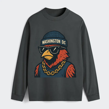 "cardinal" "washington Dc" "dc" "navy" "us East" - Classic Long Sleeve Shirt - Gray