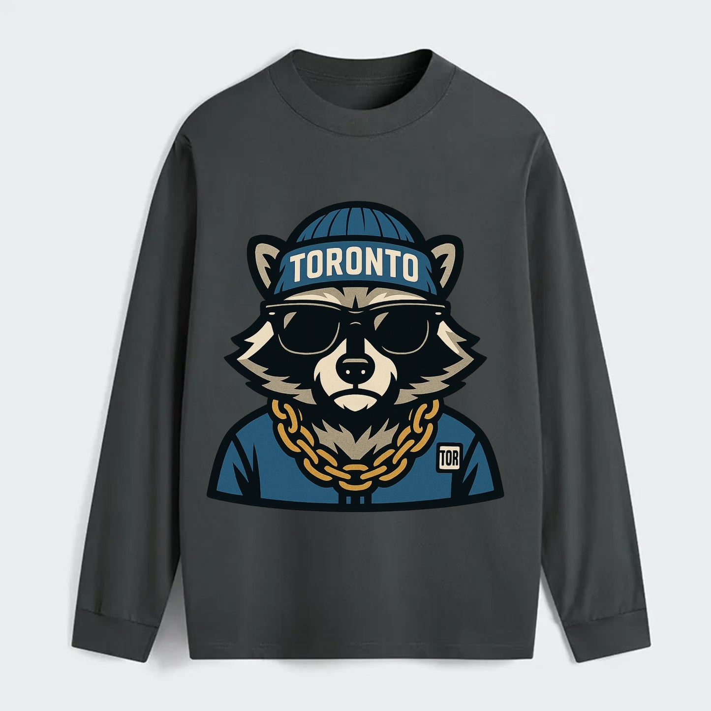 Toronto Raccoon - Classic Long Sleeve Shirt - Gray