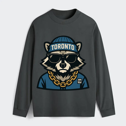 Toronto Raccoon - Classic Long Sleeve Shirt - Gray