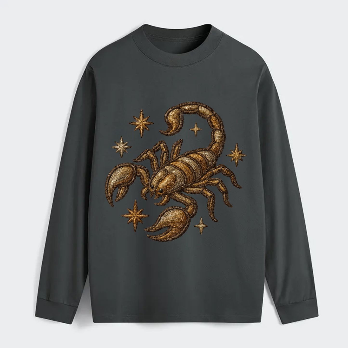 Scorpio Scorpion  - Classic Long Sleeve Shirt - Gray