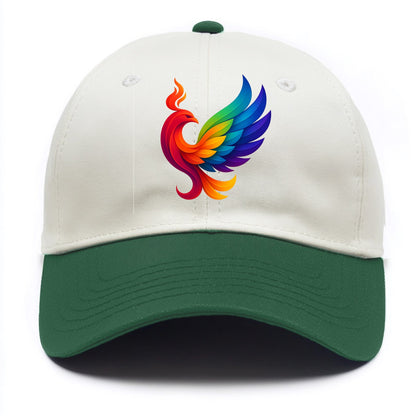 Liberation Bird - Phoenix with each feat - Two Tone Cap - Green