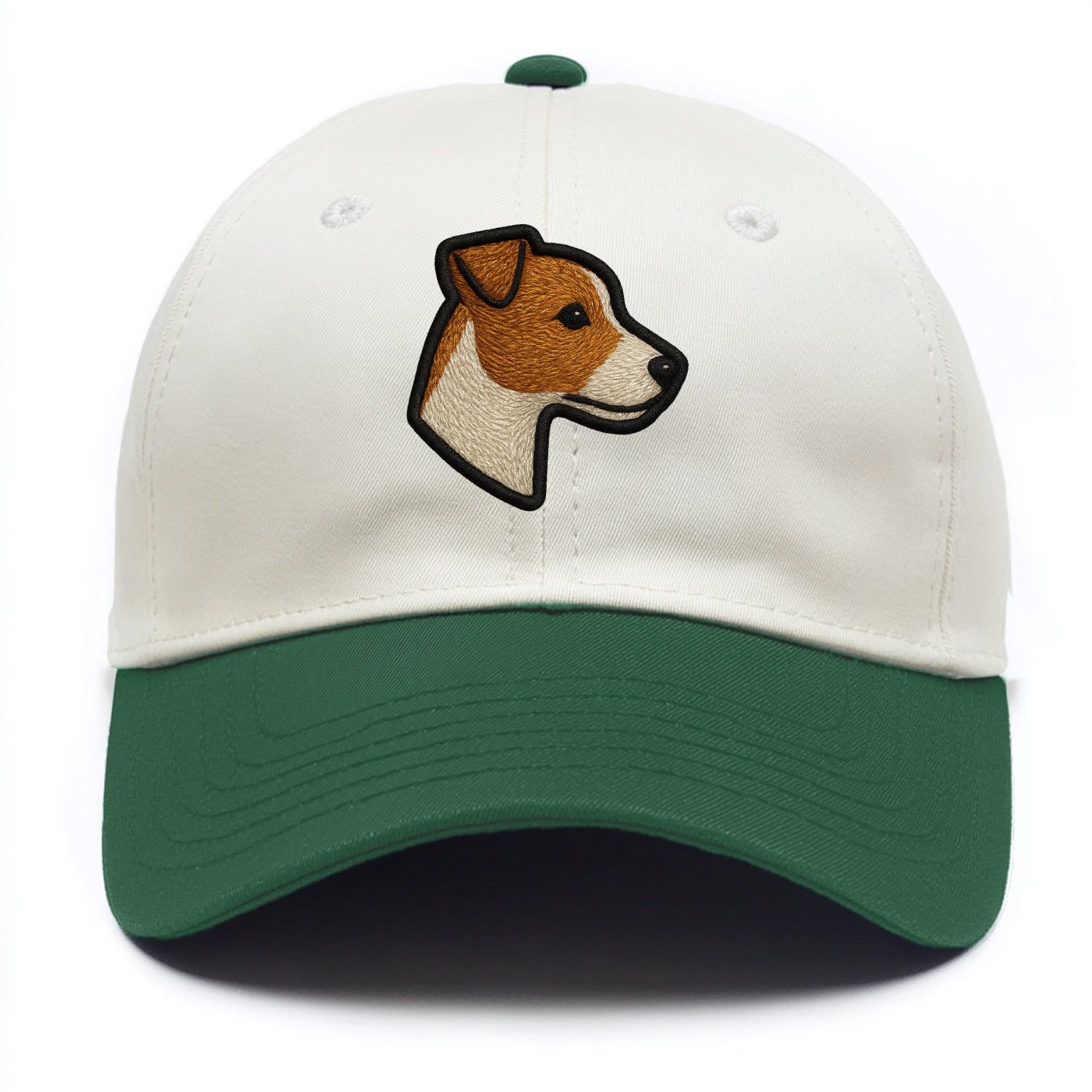 Jack Russell Terrier - Modern small terr - Two Tone Cap - Green