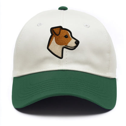 Jack Russell Terrier - Modern small terr - Two Tone Cap - Green