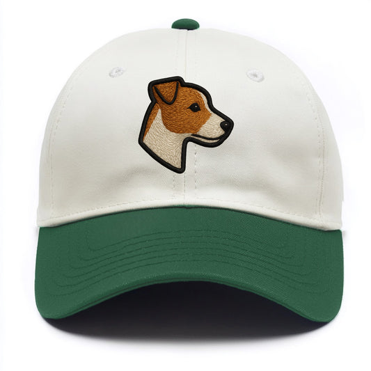 Jack Russell Terrier - Modern small terr - Two Tone Cap - Green