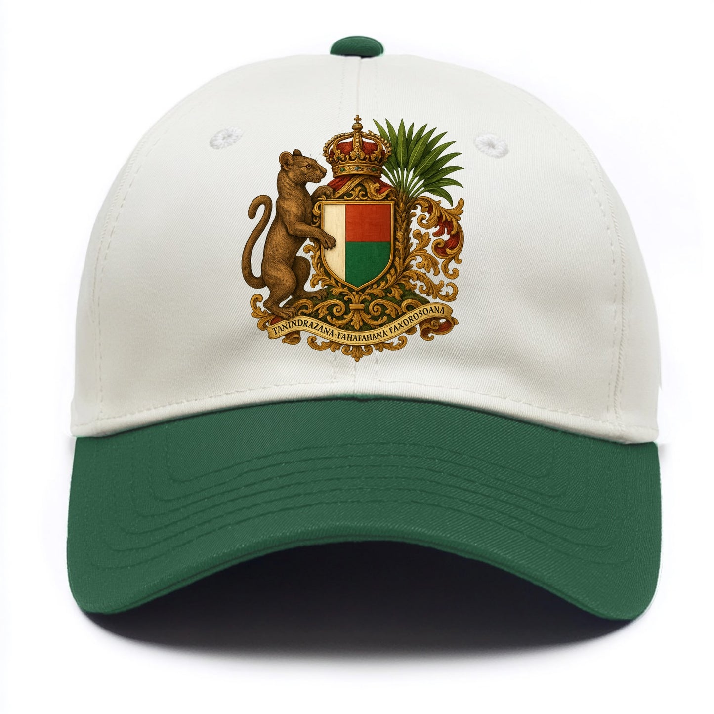 Madagascar Fossa Hunter  - Two Tone Cap - Green