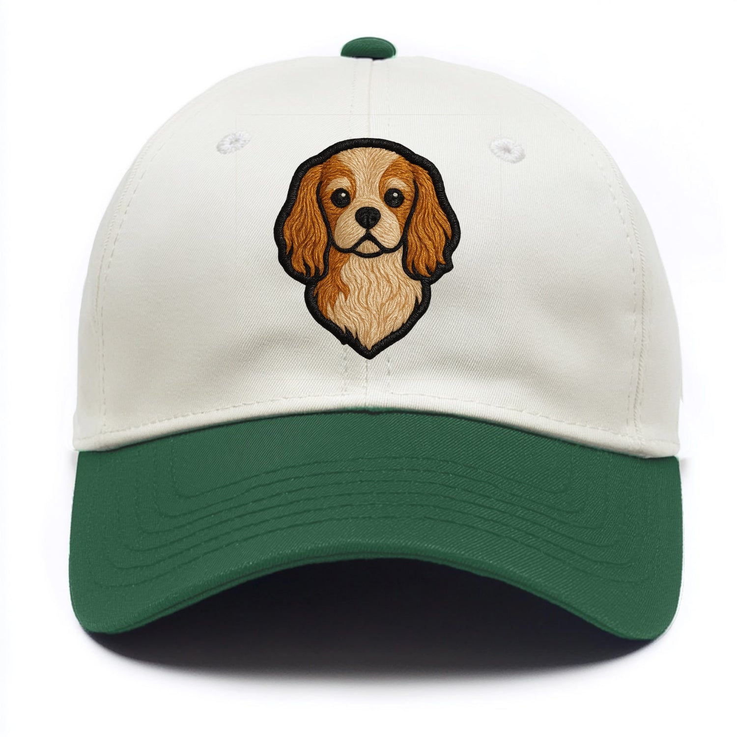 Cavalier King Charles Spaniel - Modern g - Two Tone Cap - Green