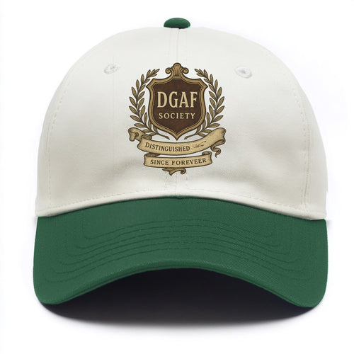 Official membership card design - DGAF Society - Distinguished Members Since - Two Tone Cap