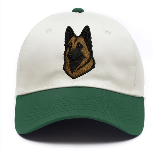 Belgian Tervuren - Trendy shepherd desig - Two Tone Cap - Green