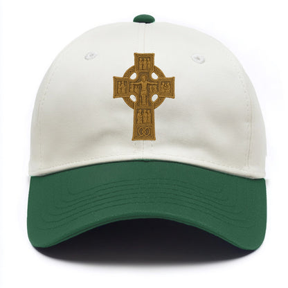 Monasterboice Cross - Two Tone Cap - Green