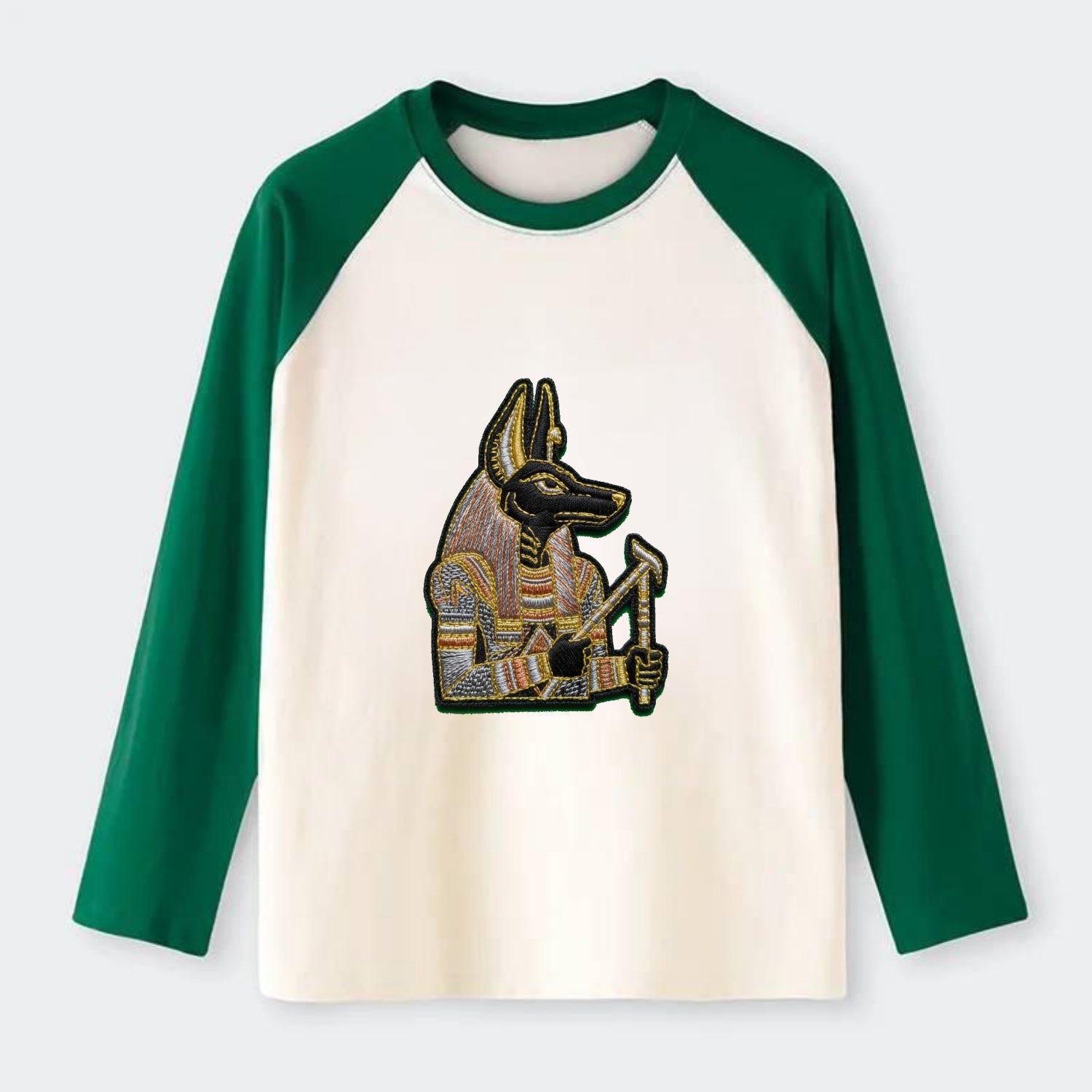 Anubis - Raglan Long Sleeve T-Shirt - Green