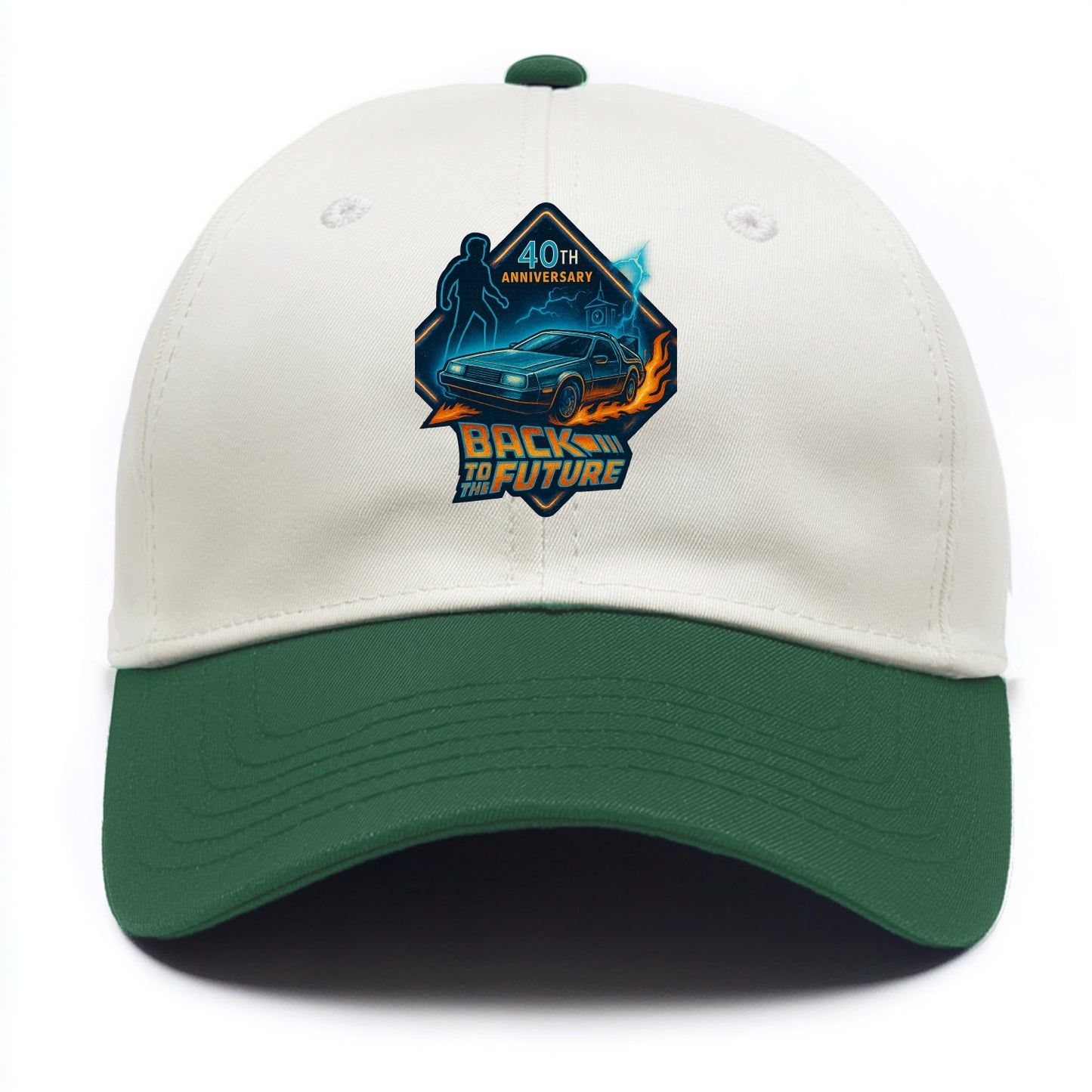 Back To The Future 40th Anniversary 2 - Two Tone Cap - Green