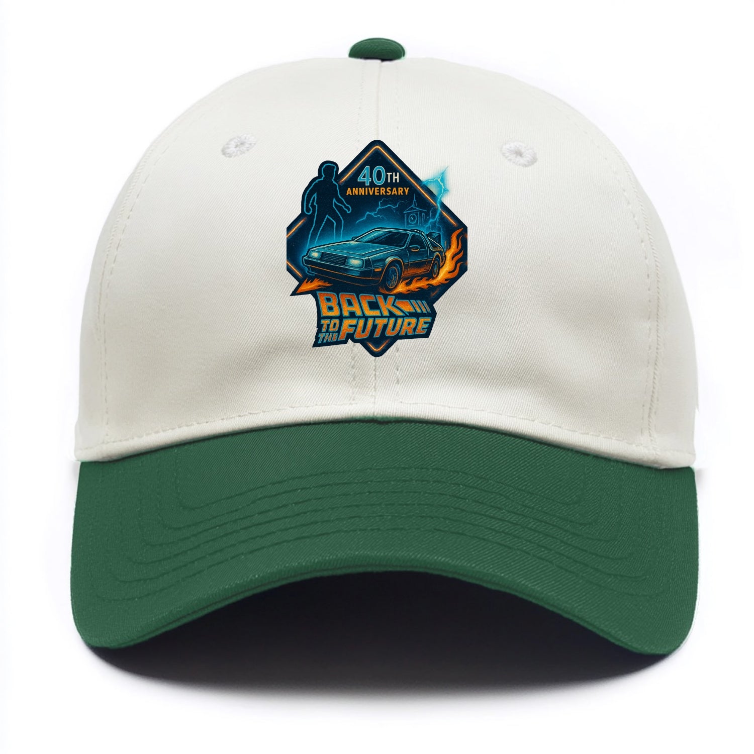Back To The Future 40th Anniversary 2 - Two Tone Cap - Green