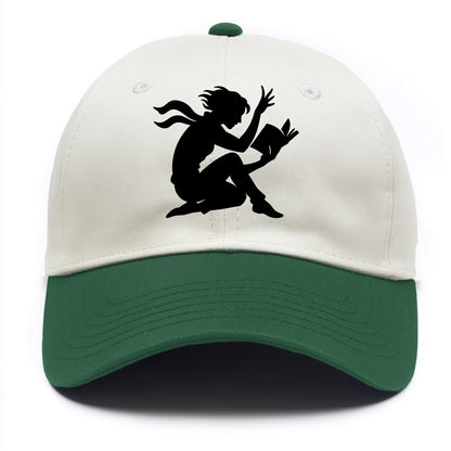 Reader lost in book moment - Two Tone Cap - Green