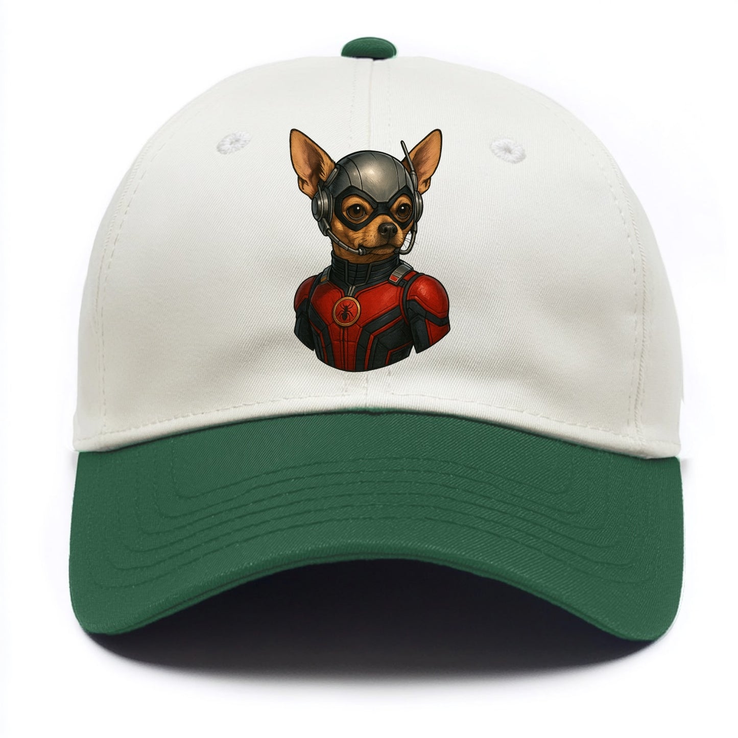 Chihuahua Ant-Man  - Two Tone Cap - Green