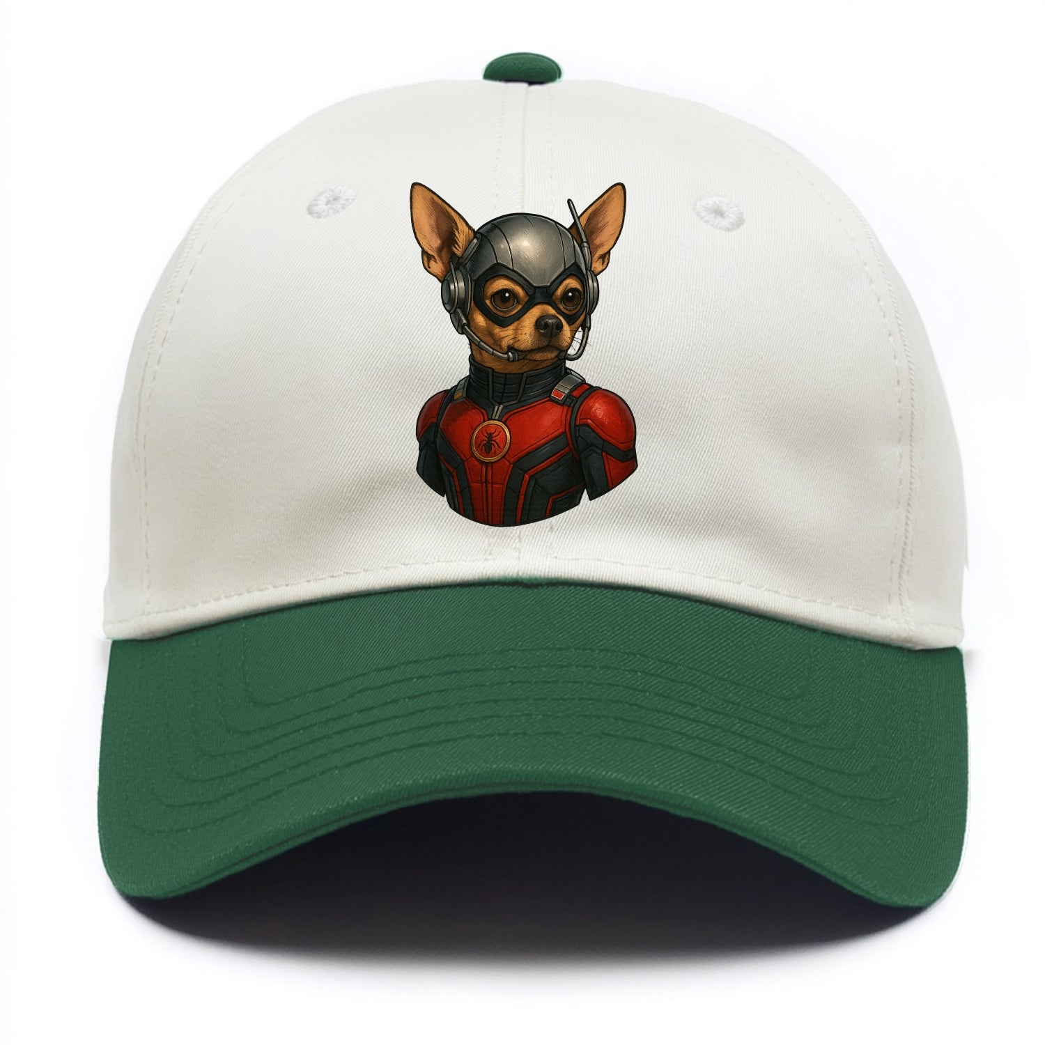 Chihuahua Ant-Man  - Two Tone Cap - Green