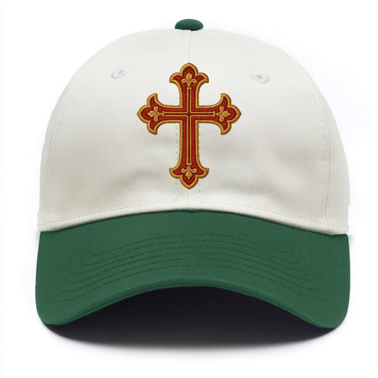 Armenian Cross - Two Tone Cap - Green