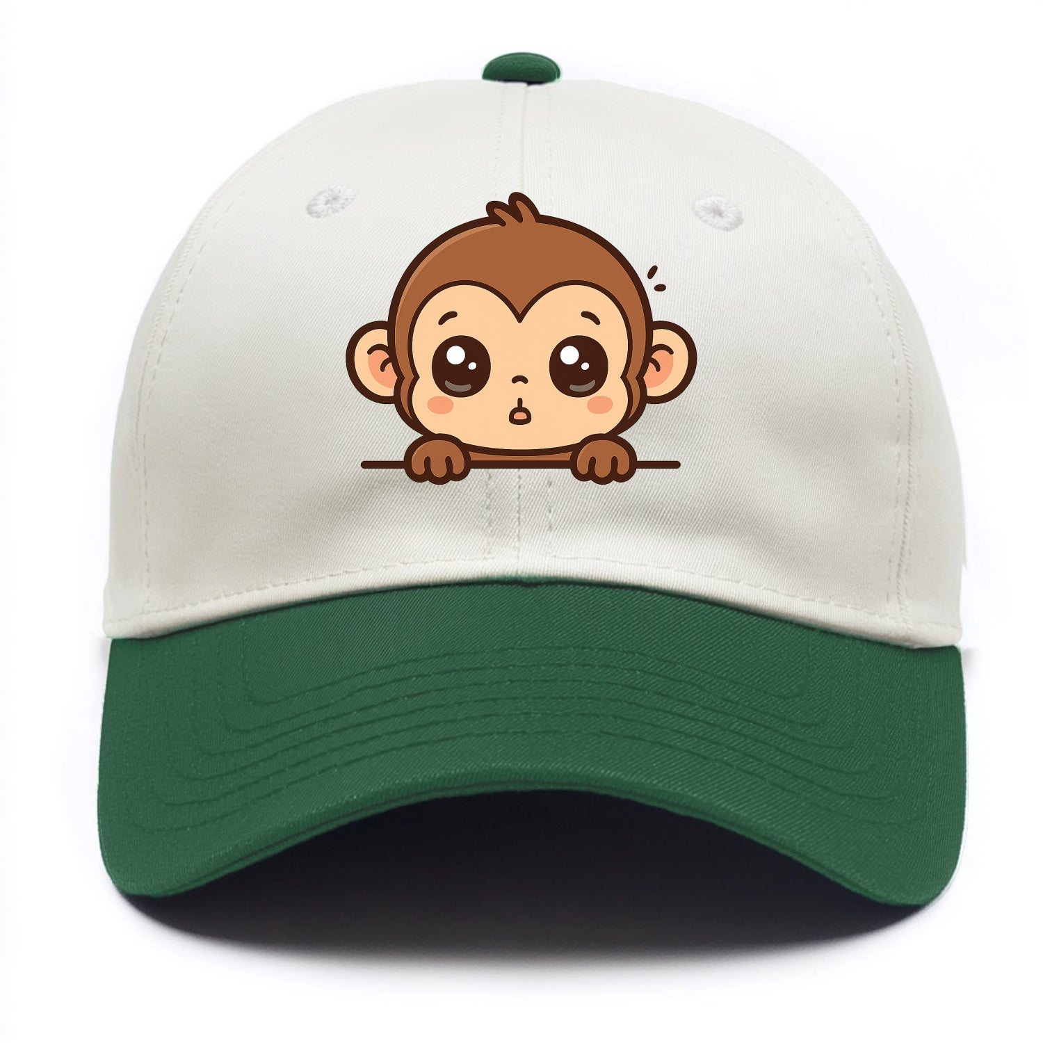 Baby Monkey  - Two Tone Cap - Green