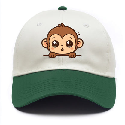 Baby Monkey  - Two Tone Cap - Green