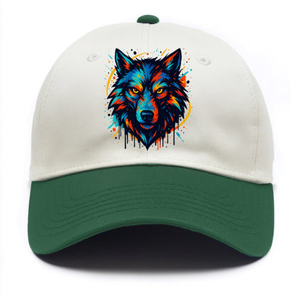 Alpha Wolf Leader  - Two Tone Cap - Green