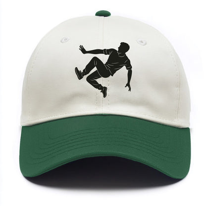 Parkour athlete wall run - Two Tone Cap - Green