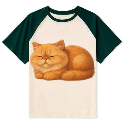 Napoleon  - Contrast Raglan T-shirt - Green