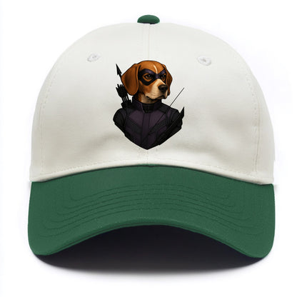 Beagle Hawkeye  - Two Tone Cap - Green