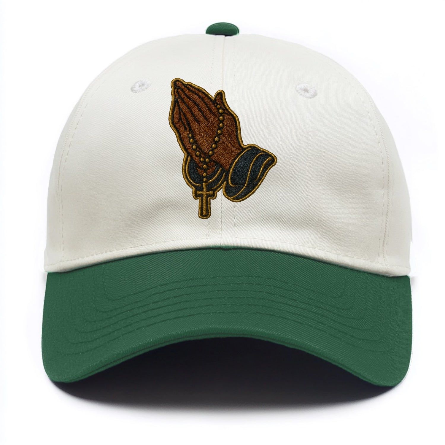 Praying Hands  - Two Tone Cap - Green