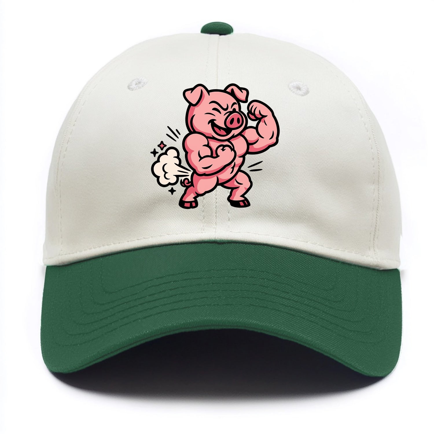 Strong Pig - Two Tone Cap - Green