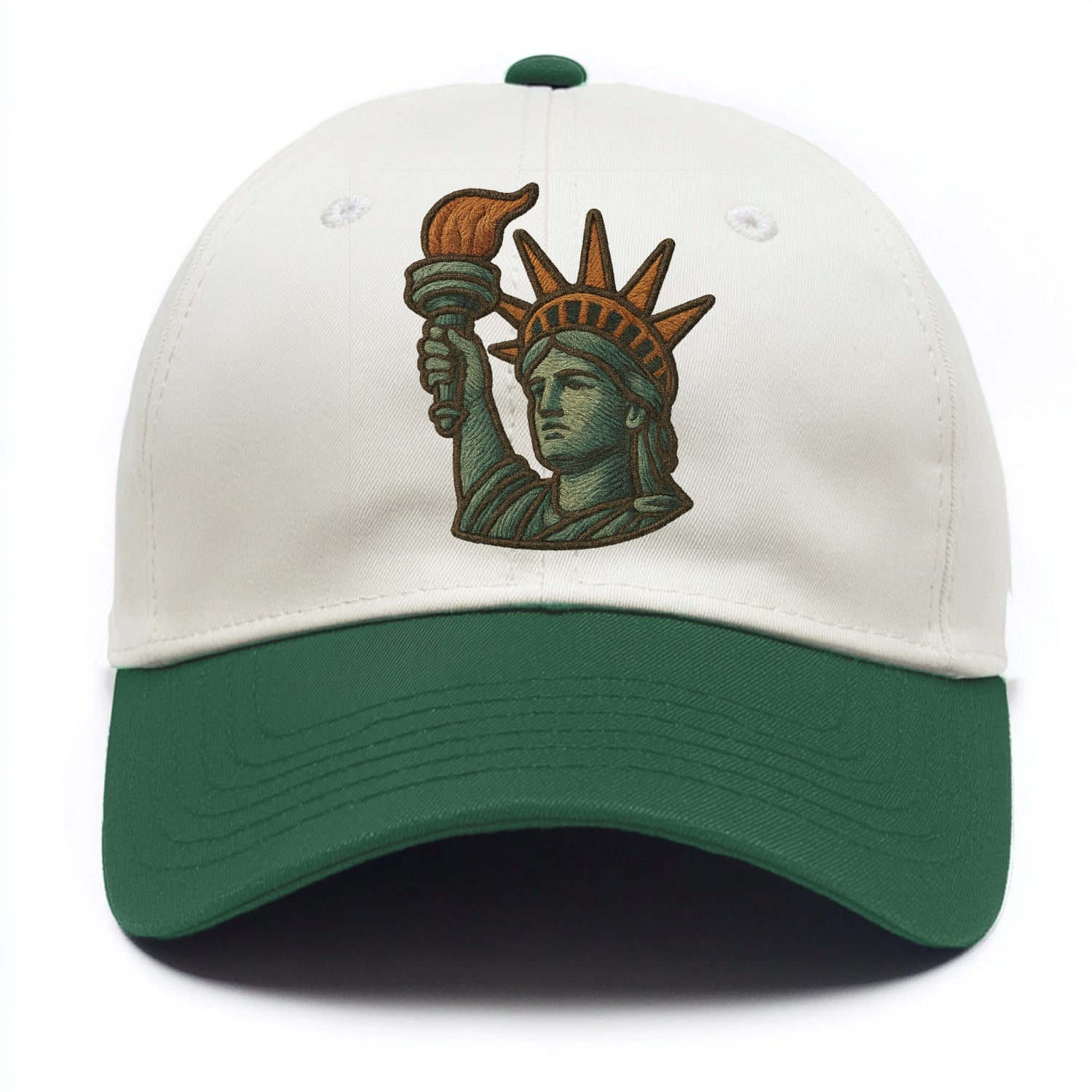 Statue of Liberty  - Two Tone Cap - Green