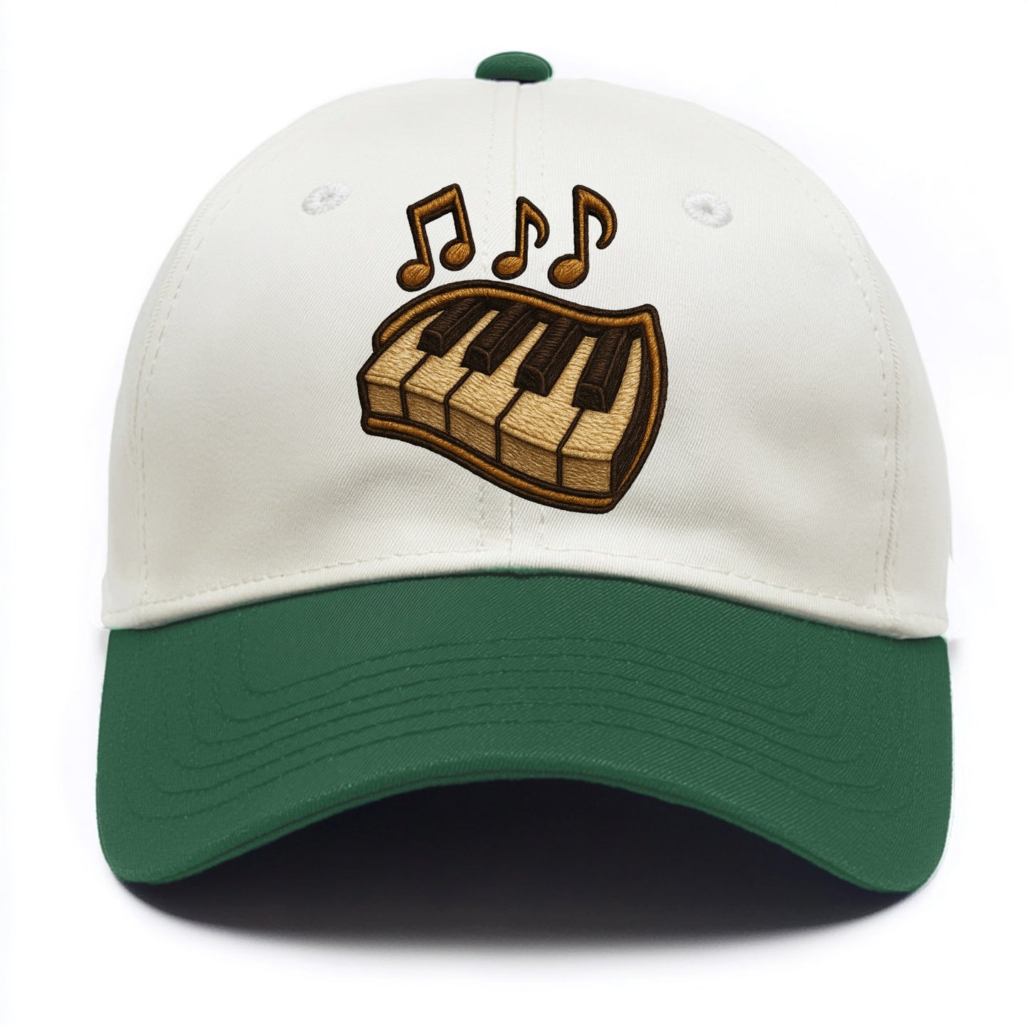 Piano Keys  - Two Tone Cap - Green