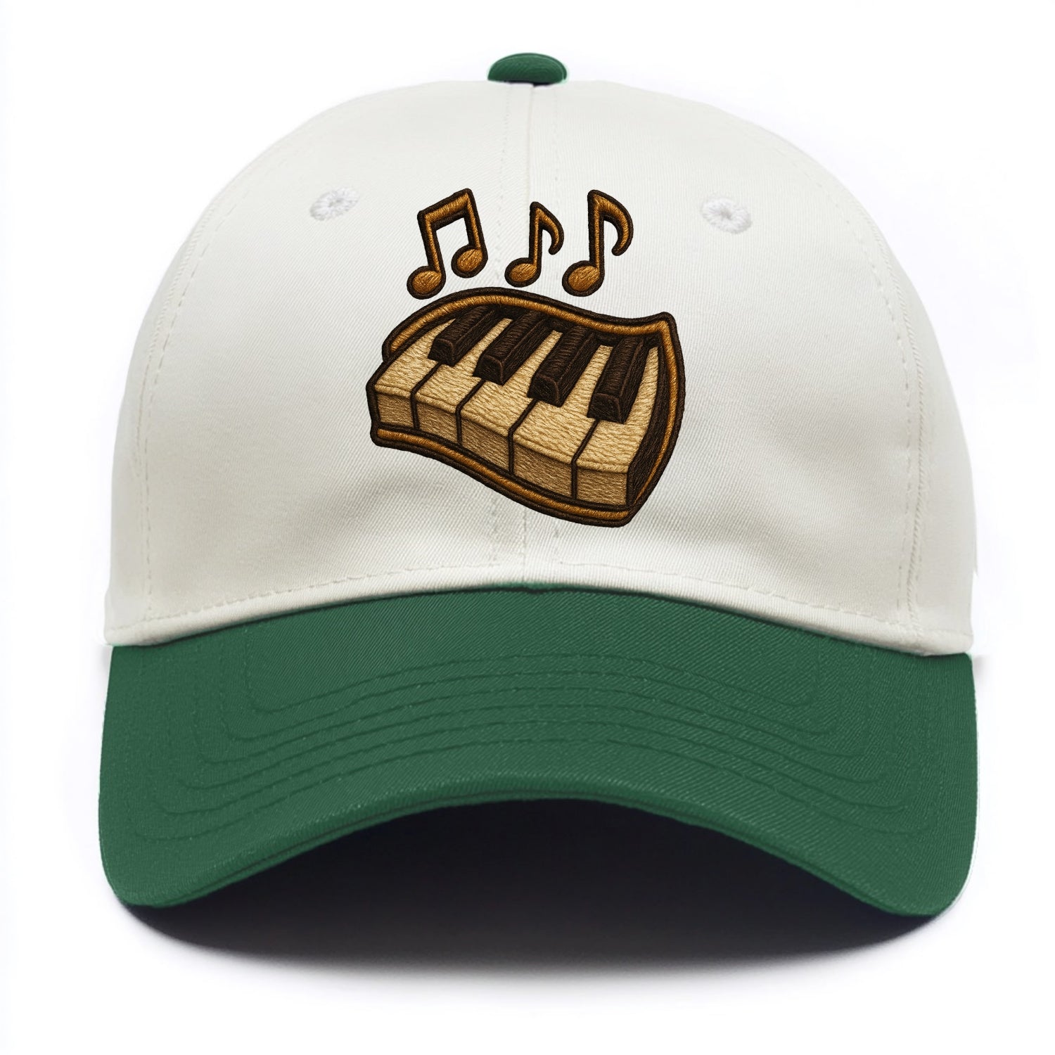 Piano Keys  - Two Tone Cap - Green
