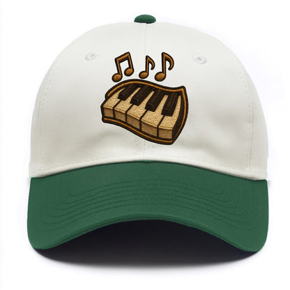 Piano Keys  - Two Tone Cap - Green