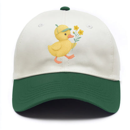 Yellow Duckling - Two Tone Cap - Green