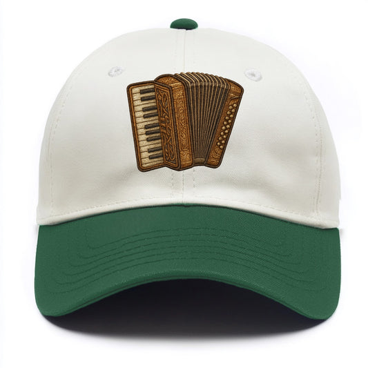 Accordion  - Two Tone Cap - Green