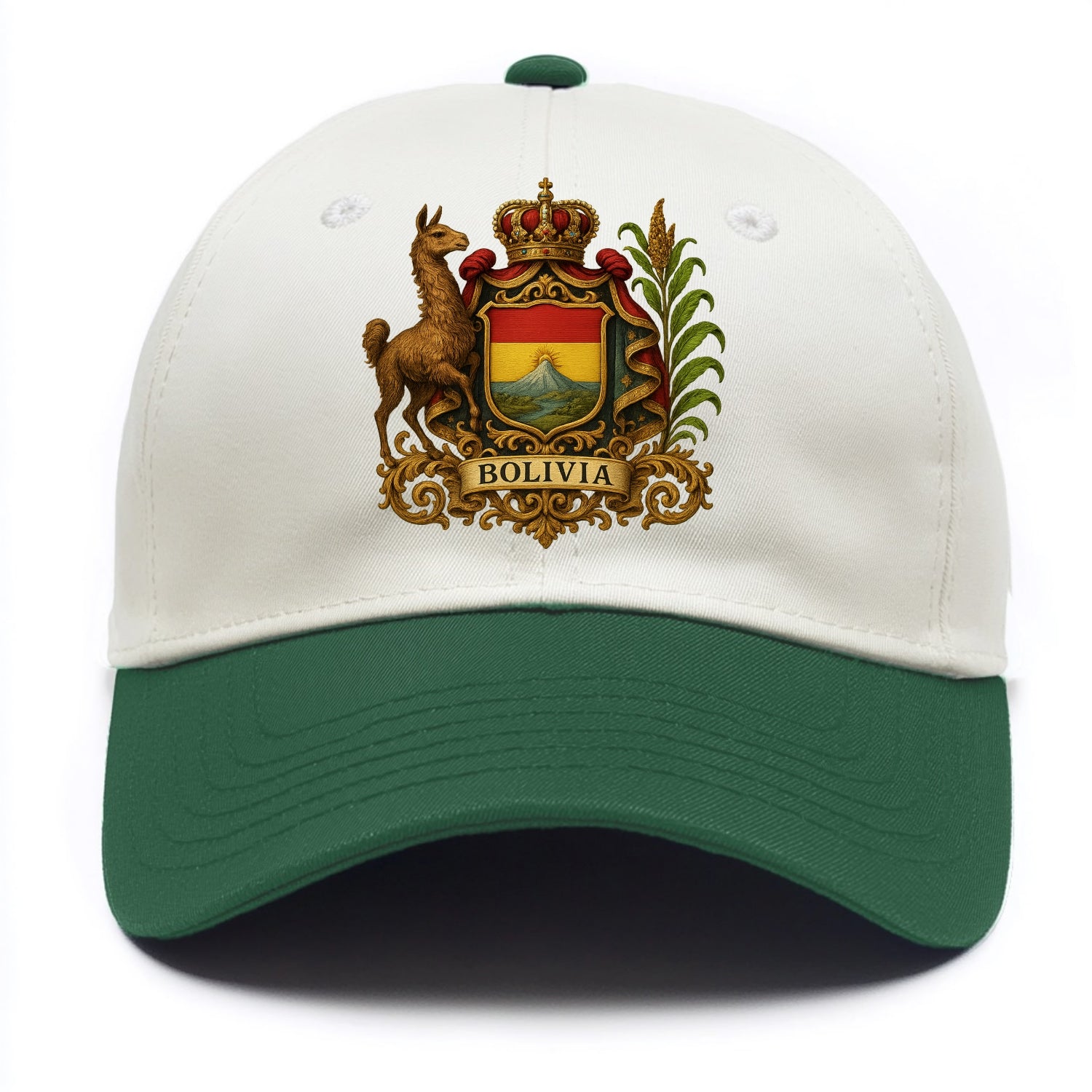 Bolivia Royal Logo  - Two Tone Cap - Green