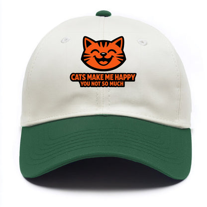 Feline Joy and Sassy Truths - Two Tone Cap - Green