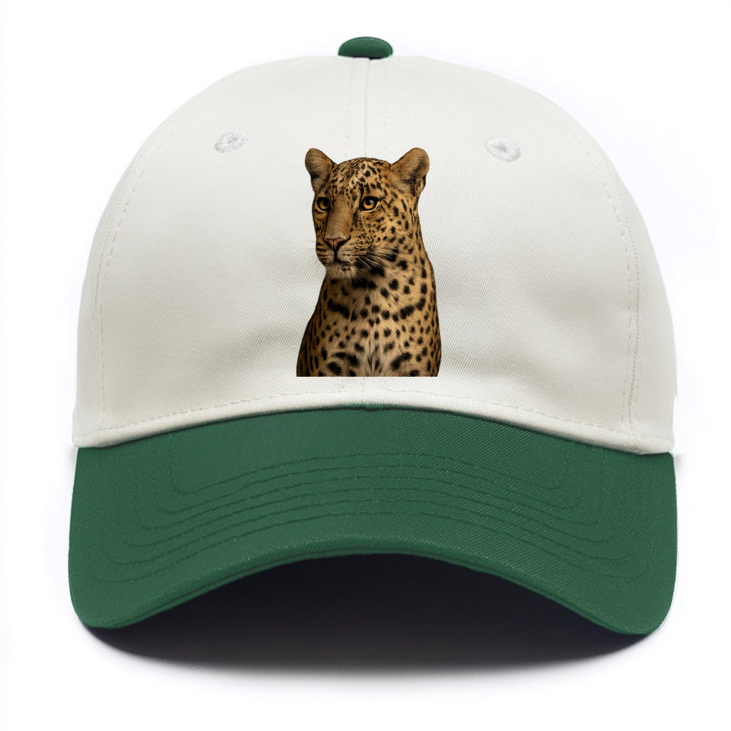 Leopard  - Two Tone Cap - Green