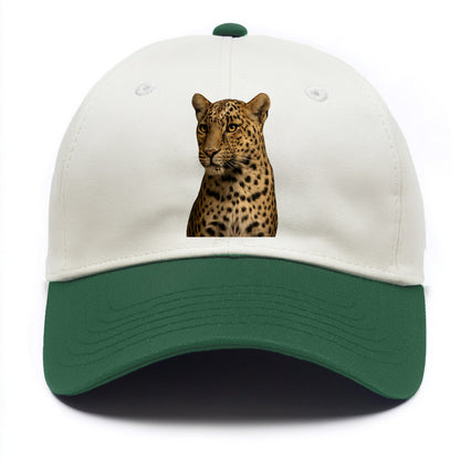 Leopard  - Two Tone Cap - Green