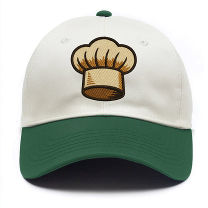 Chef Hat  - Two Tone Cap - Green