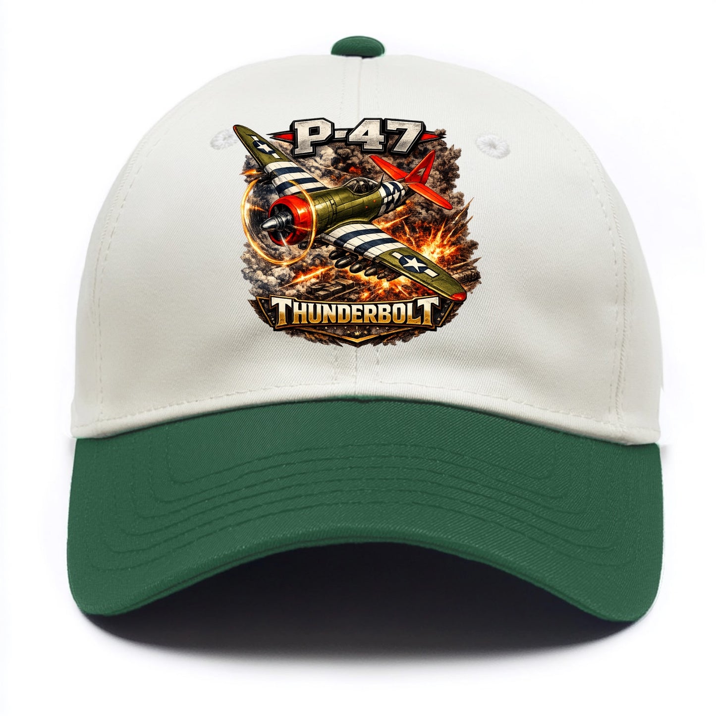 P 47 Thunderbolt - Two Tone Cap - Green