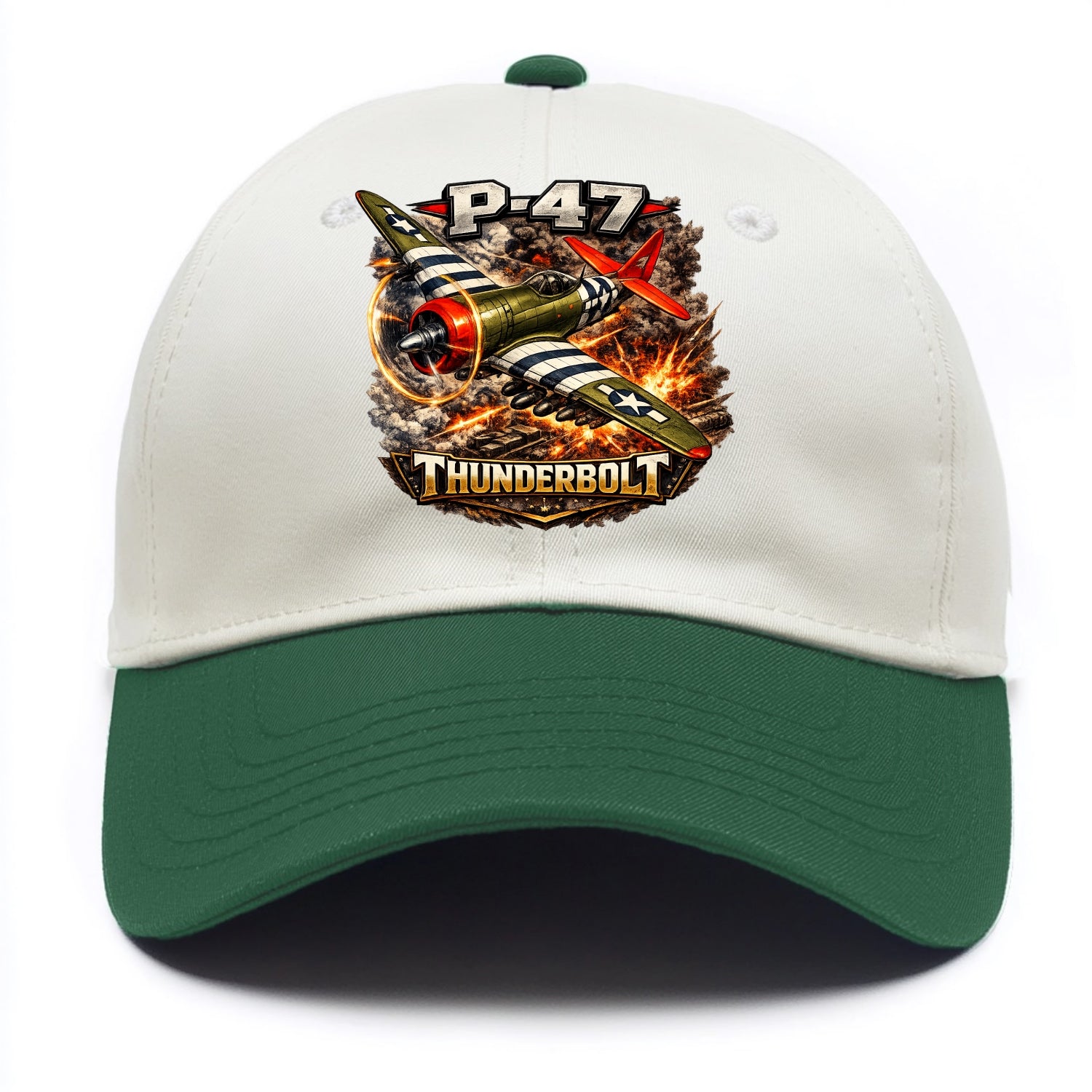 P 47 Thunderbolt - Two Tone Cap - Green