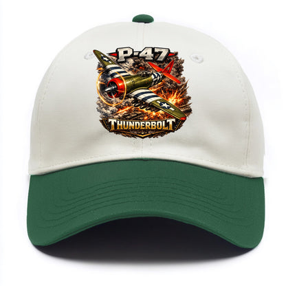 P 47 Thunderbolt - Two Tone Cap - Green