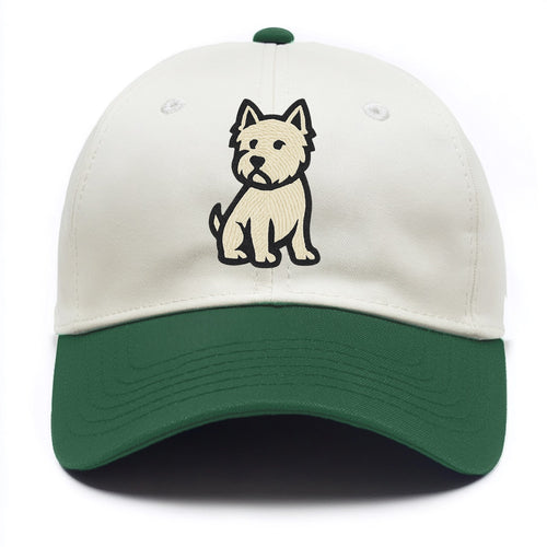 West Highland White Terrier - Alert stan Two Tone Cap